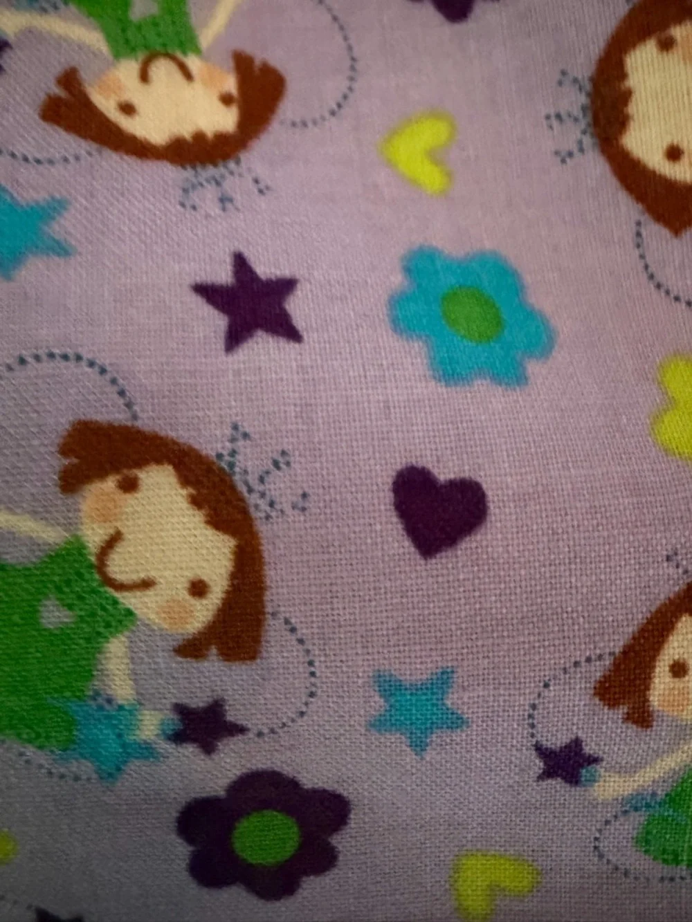 NEW Pink Patchwork Reversible Baby Girl Bib. Cats, Teddy Bears, Fairies Handmade